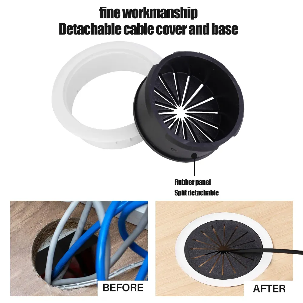 top hat rubber grommet